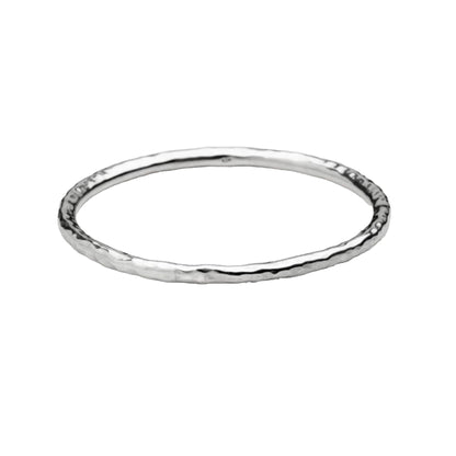 Classic Hammered Bangle