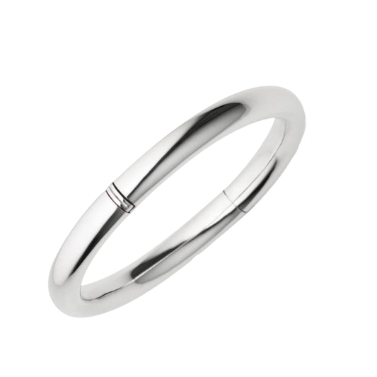 Hinged Hollow Golf Bangle 5mm