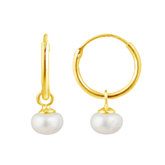 Tiny Pearl Sleeper Gold