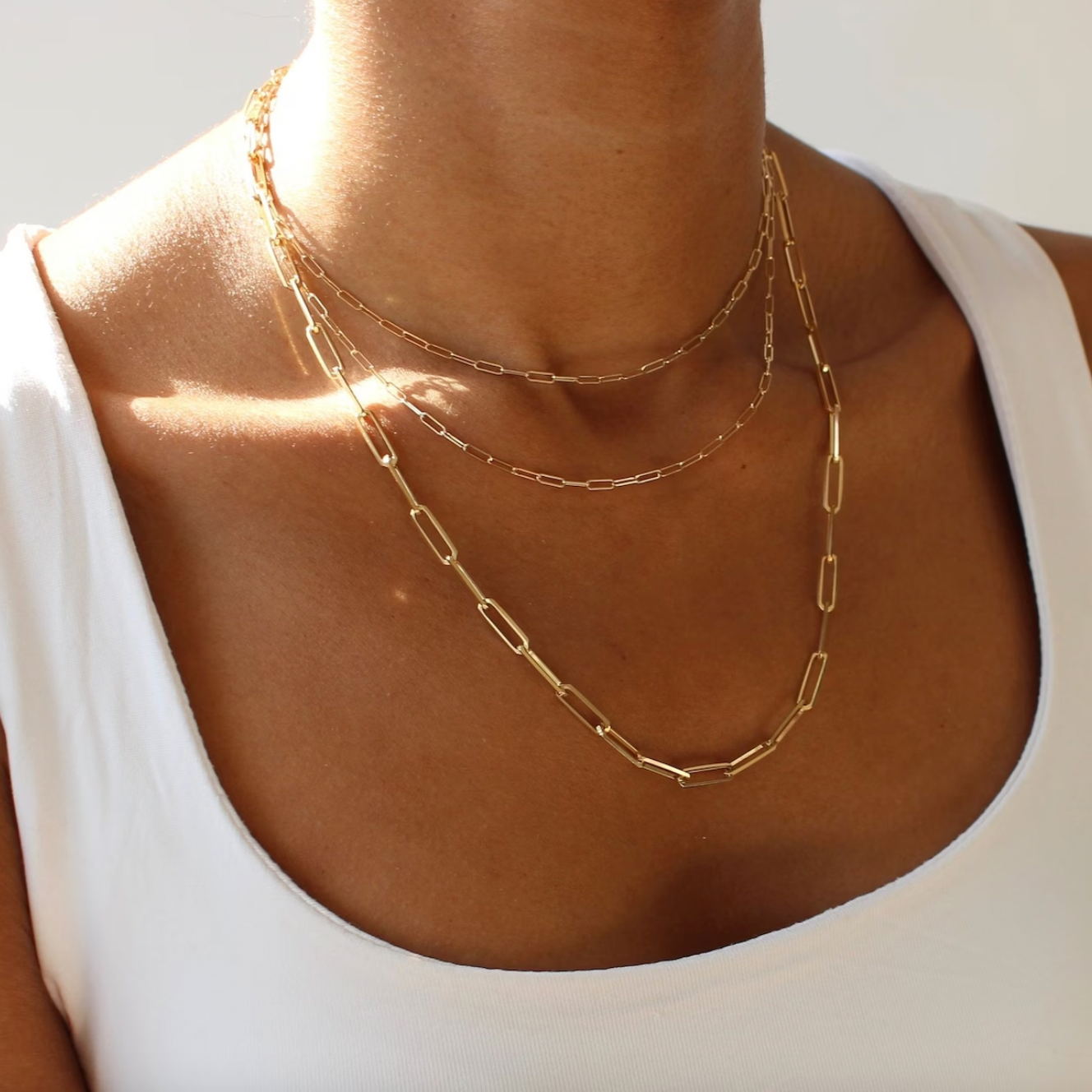 9k gold hot sale choker necklace
