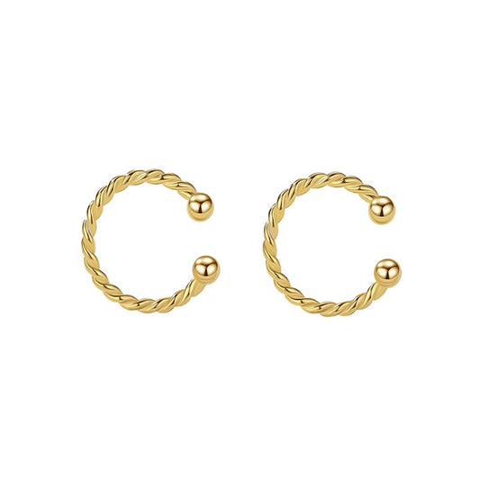 Twisted Helix Cuff Gold