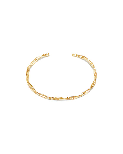 Twisted Cuff, Gold