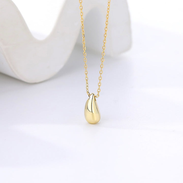 Water Drop Pendant Necklace Gold