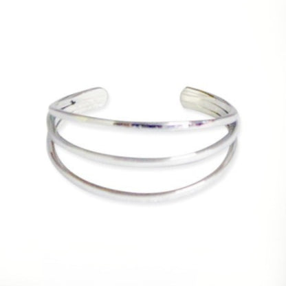 silver wide cuff