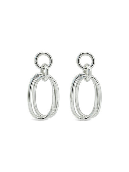 Oval Link'd Earrings