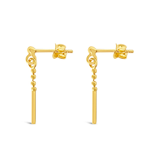 Tiny Details Earrings, Gold