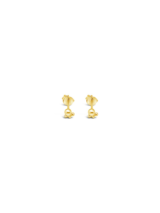 Tiny Details Studs, Gold