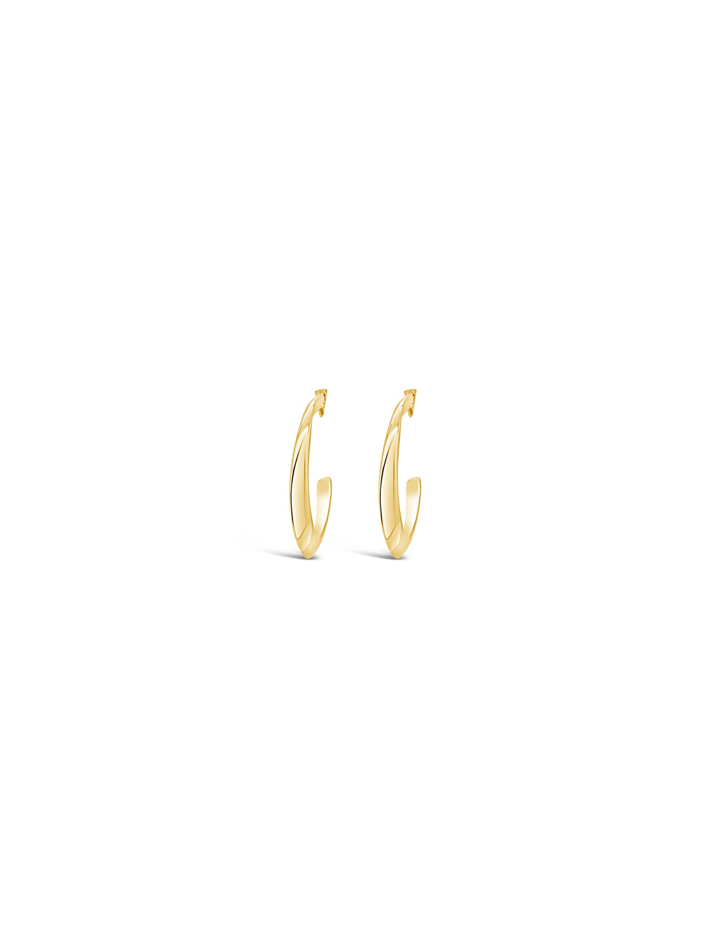 Mini Hooked Hoops, Gold