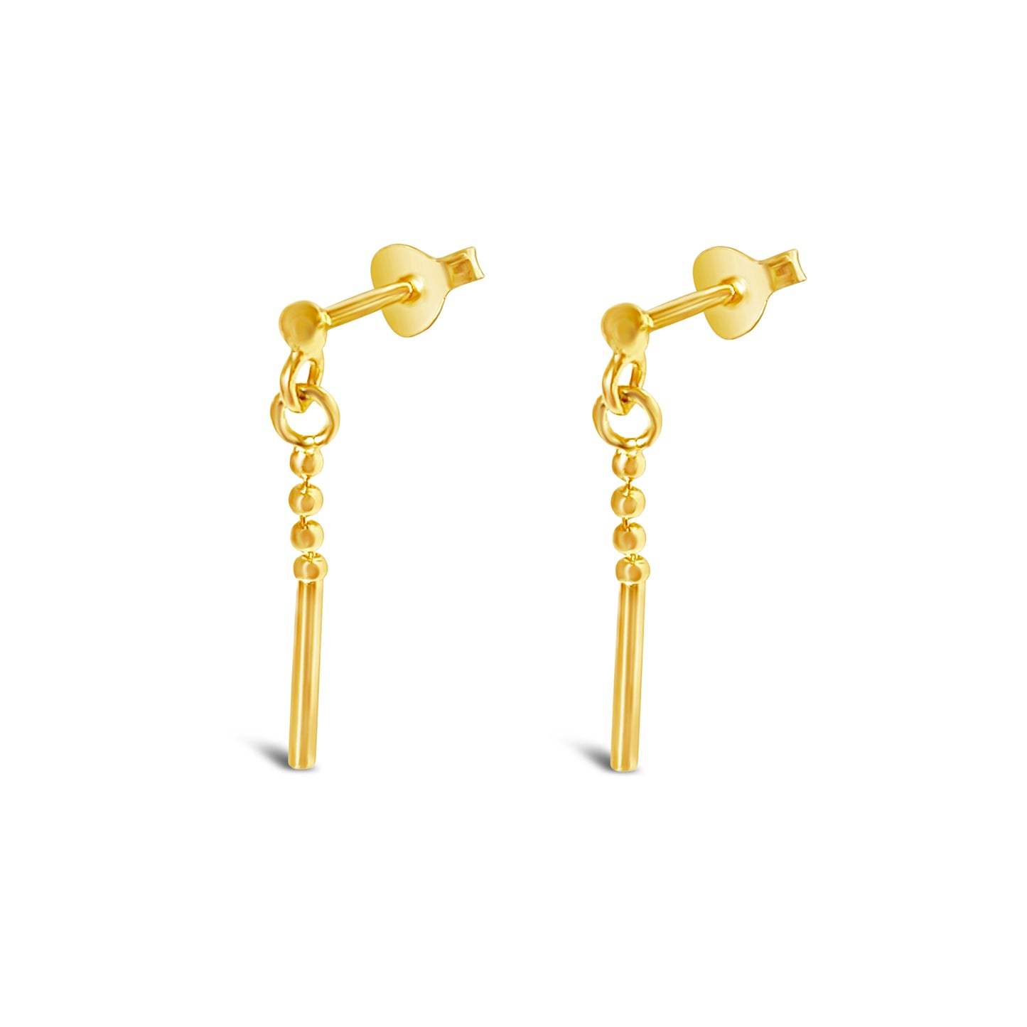 Tiny Details Earrings, Gold
