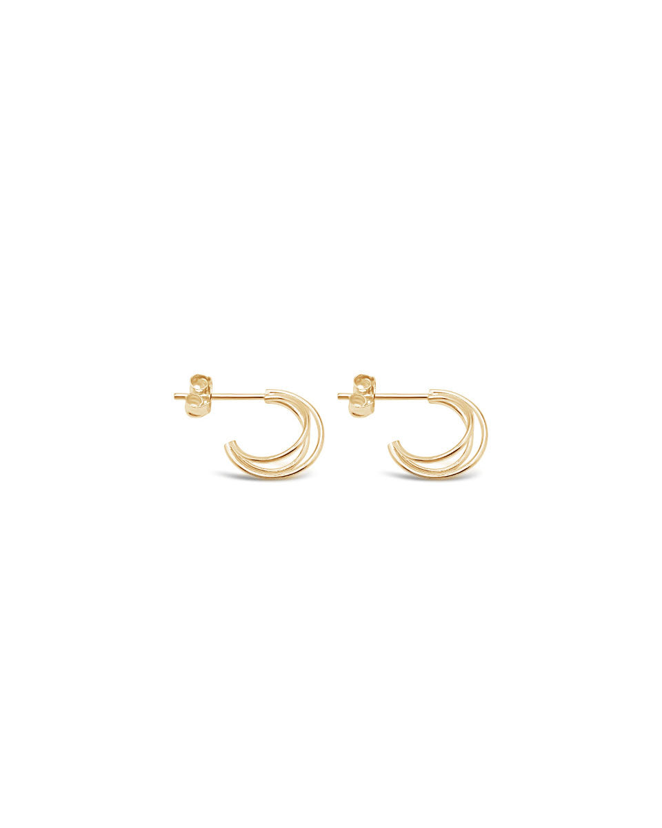 Micro Hoops, Gold