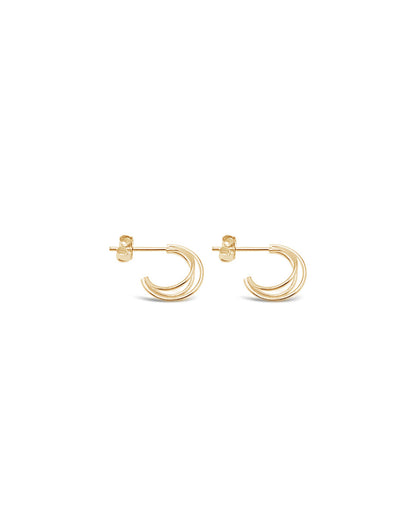 Micro Hoops Gold