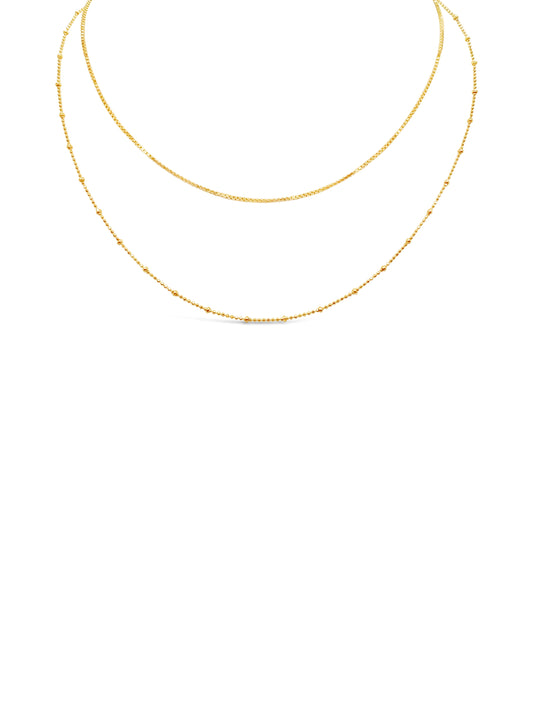 Layers Necklace, Gold