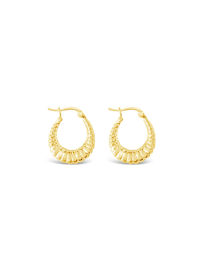 Shrimp Hoops, Gold