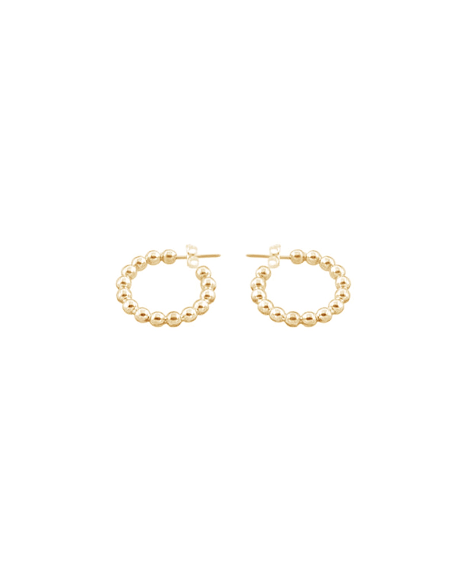 Ball hoop online earrings gold