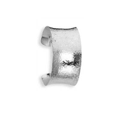 Hammered Concave Cuff