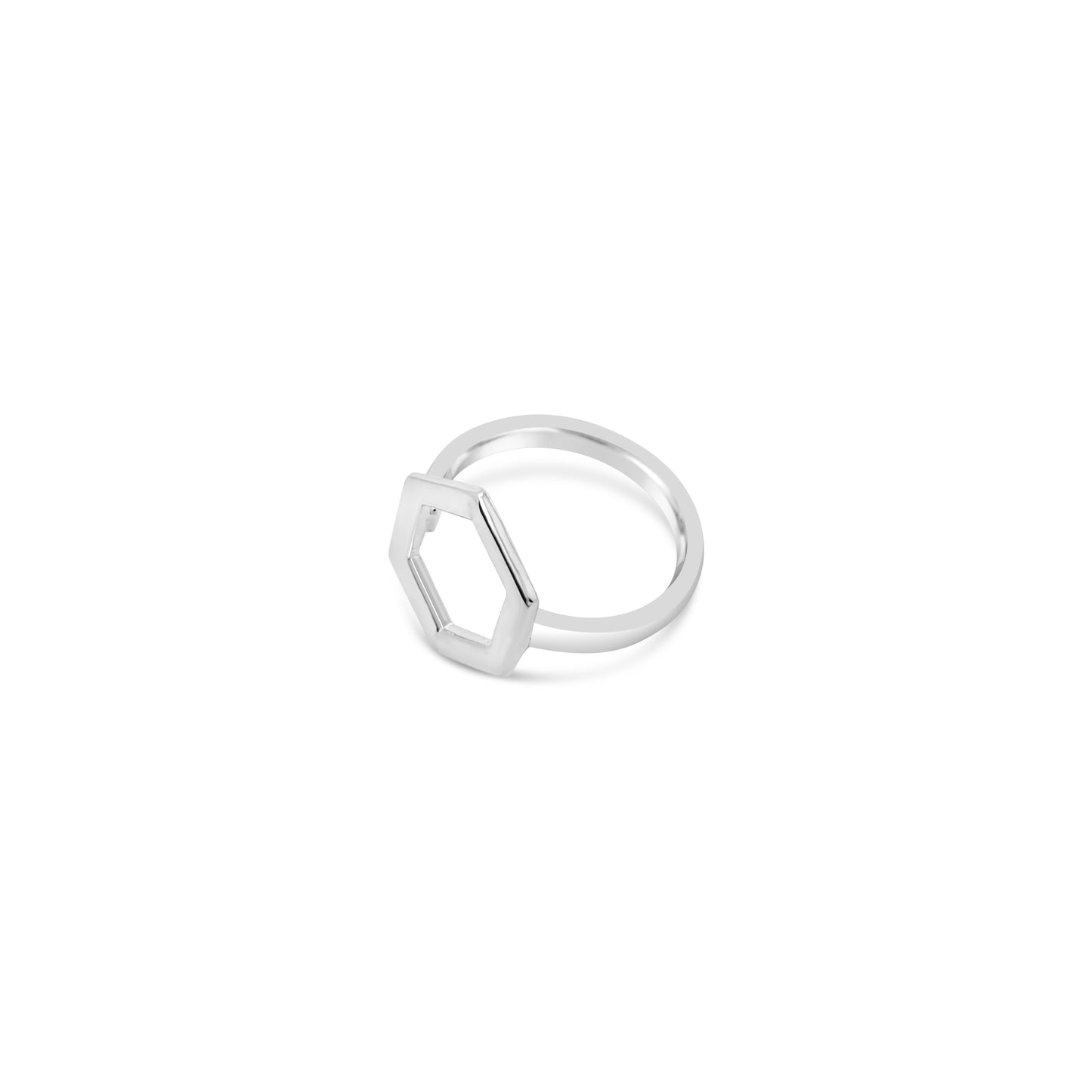 Open Hexagon Ring