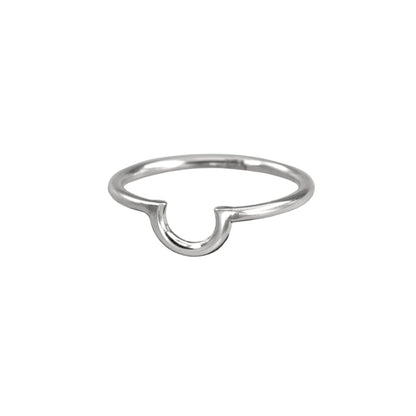 Half Circle Fine Ring