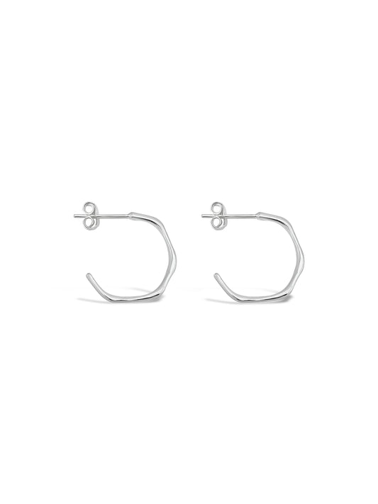 Faceted Mini Hoops