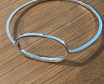 Open Oval Bangle