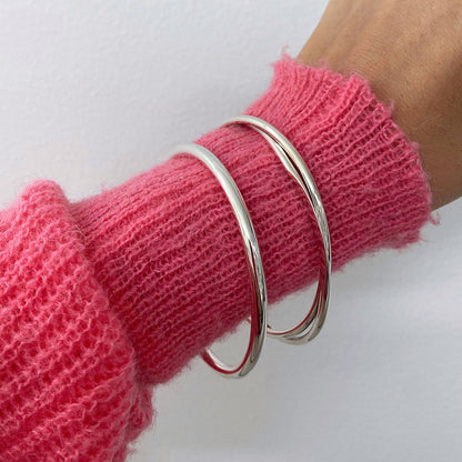Double Band Twist Bangle