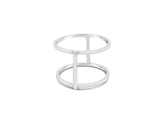 Open Double Bar Ring
