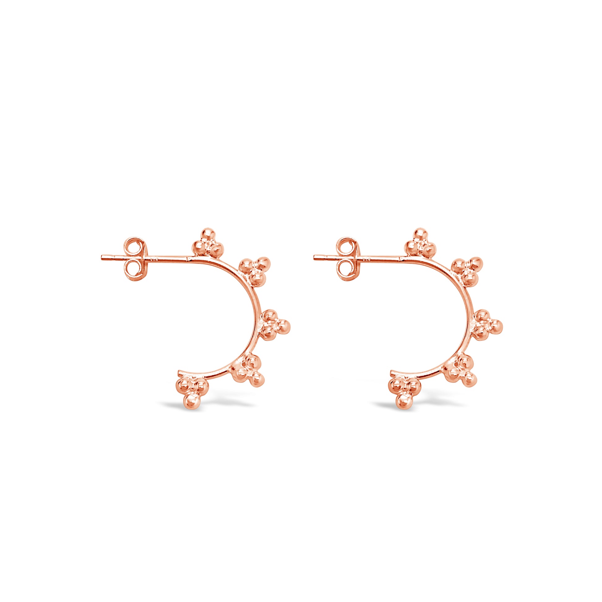 Mini Trio Hoops Rose Gold