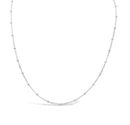 Ball Chain Choker, Silver