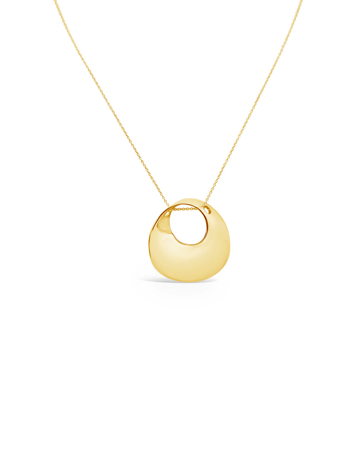 Abstract Necklace, Gold