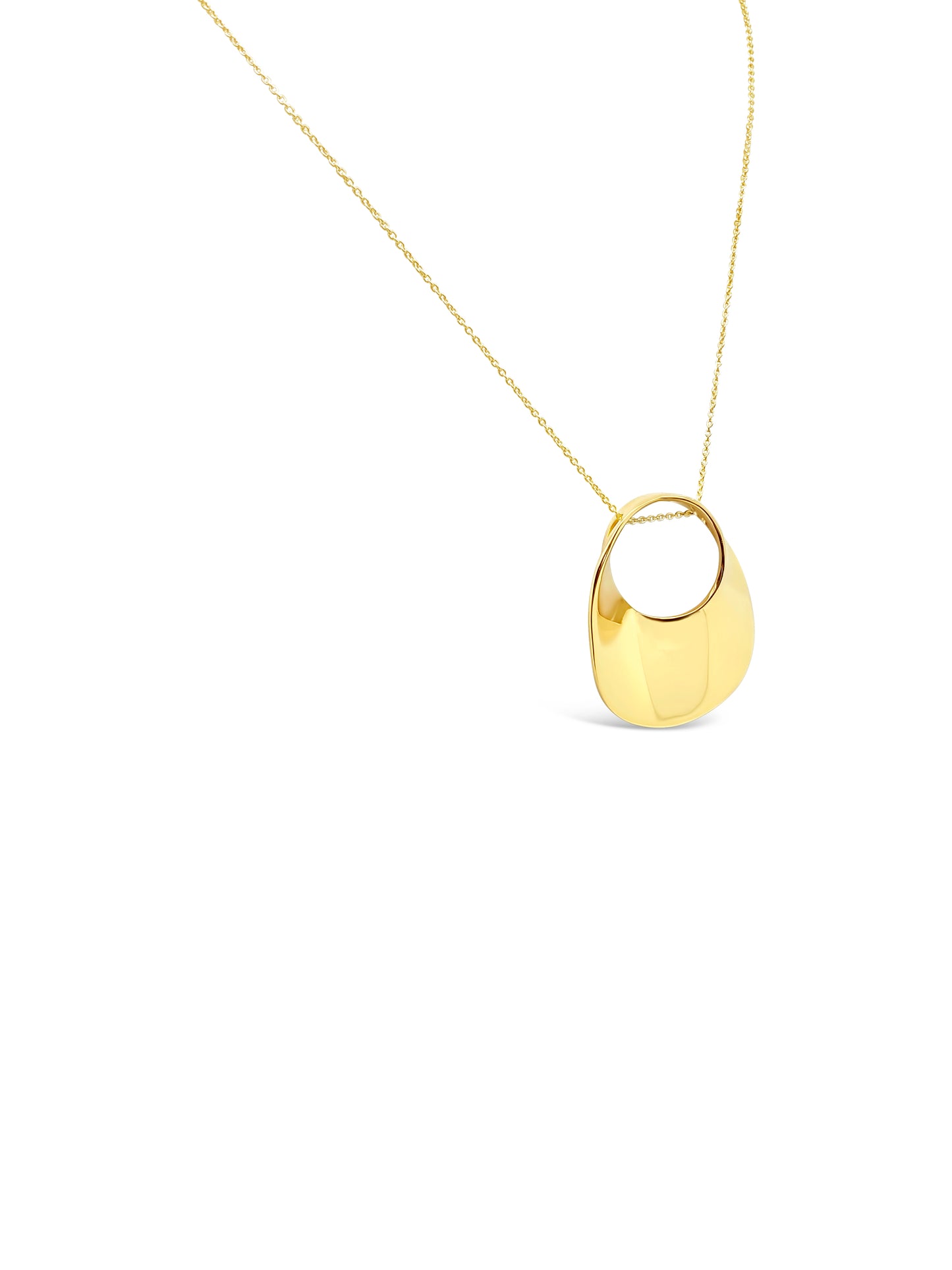 Abstract Necklace, Gold