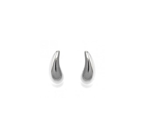 Large Angled Tear Earrings