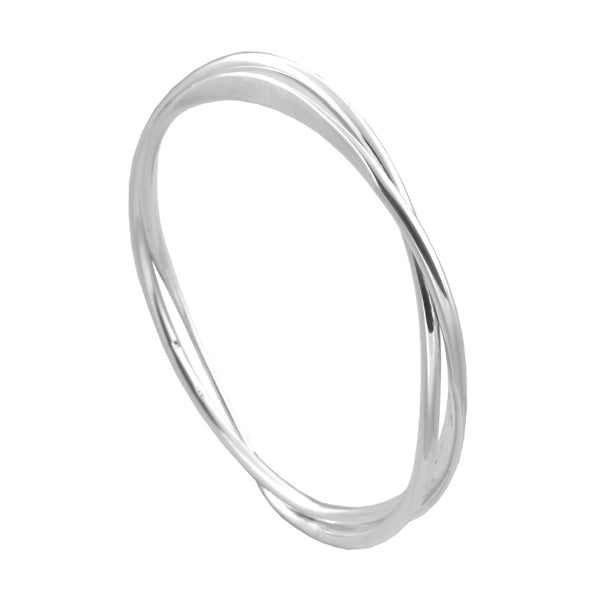 Double Band Twist Bangle