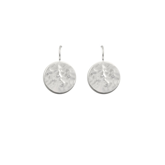 Hammered Drop Earrings