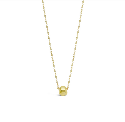 Tiny Ball Necklace Gold