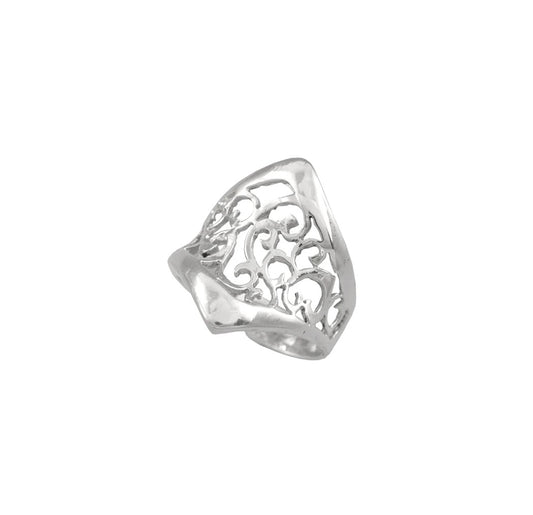 Concave Lace Ring
