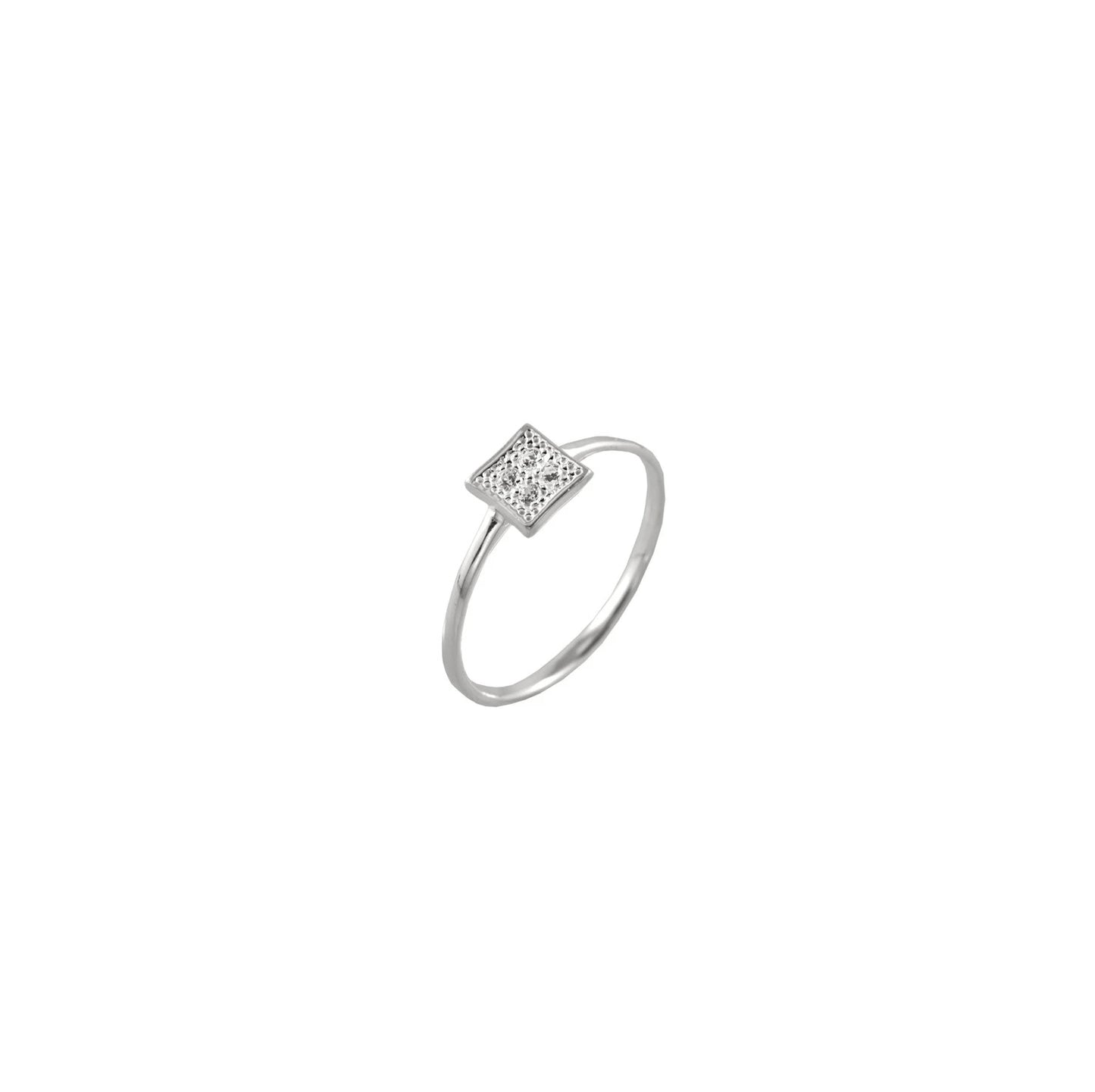 Tiny Detailed Square Ring