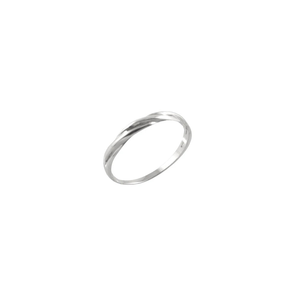 Double Band Twist Ring
